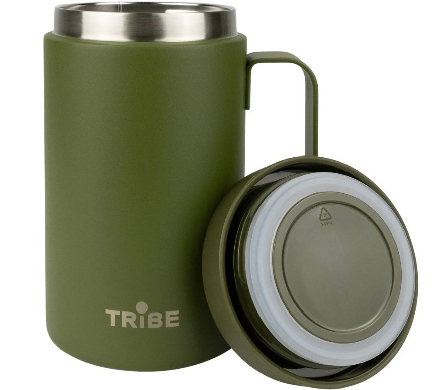 Чашка-термос Tribe Adventure Mug 450 мл, olive Фото 2
